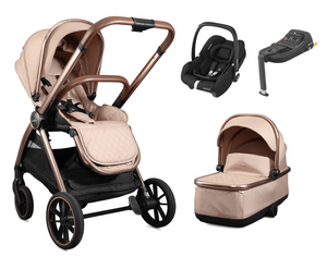 Mee-go Travel Systems Mee-go Cocoon (Cabriofix i-Size) Travel System - Toffee