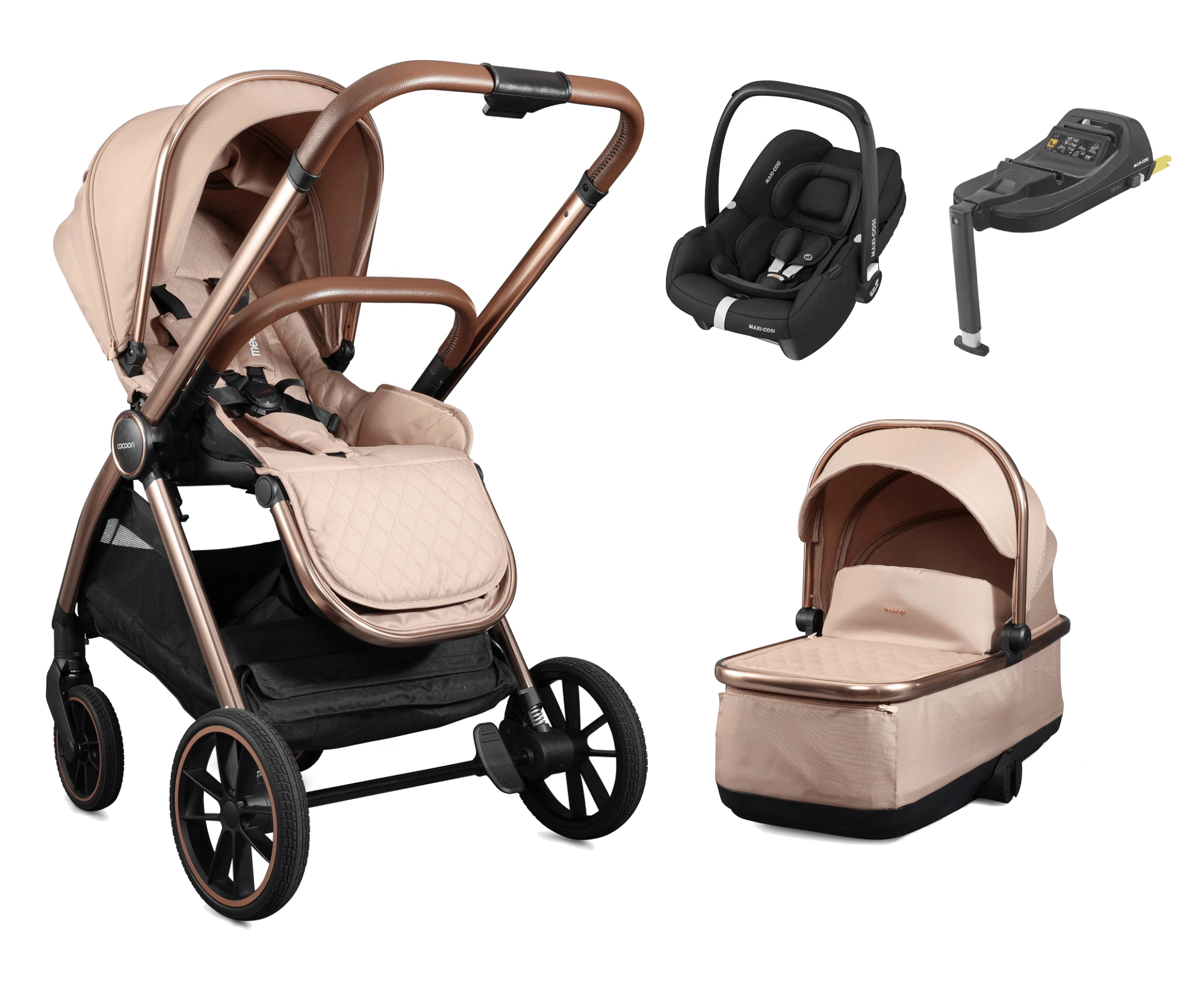 Mee-go Cocoon (Cabriofix i-Size) Travel System