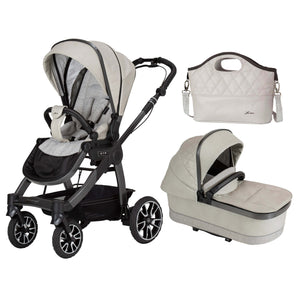 Mercedes Prams & Pushchairs Mercedes All-Terrain GTR Stroller inc. Carrycot - Opalith