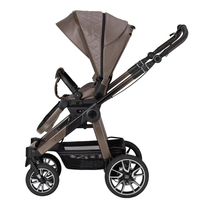 Mercedes Prams & Pushchairs Mercedes All-Terrain GTR Stroller inc. Carrycot - Tartufo