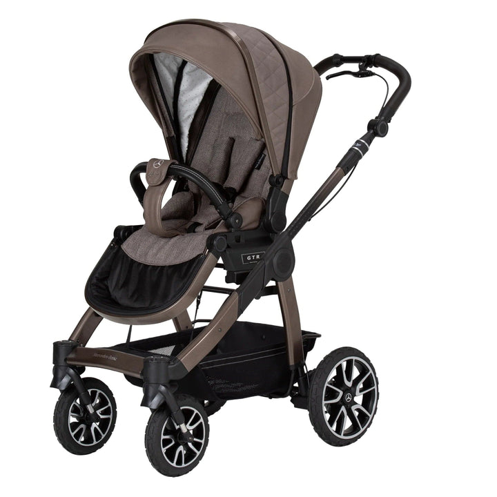 Mercedes Prams & Pushchairs Mercedes All-Terrain GTR Stroller inc. Carrycot - Tartufo