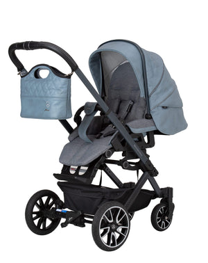 Mercedes Prams & Pushchairs Mercedes Avantgarde GTS Stroller inc. Carrycot - Denimblau