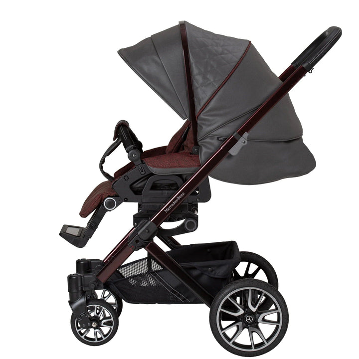 Mercedes Prams & Pushchairs Mercedes Avantgarde GTS Stroller inc. Carrycot - Rubellit