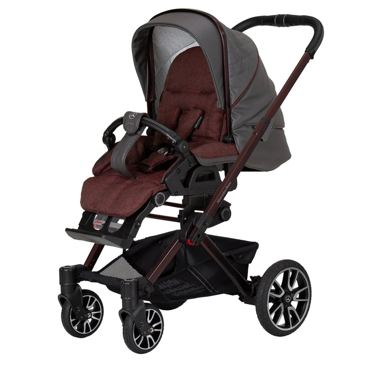 Mercedes Prams & Pushchairs Mercedes Avantgarde GTS Stroller inc. Carrycot - Rubellit