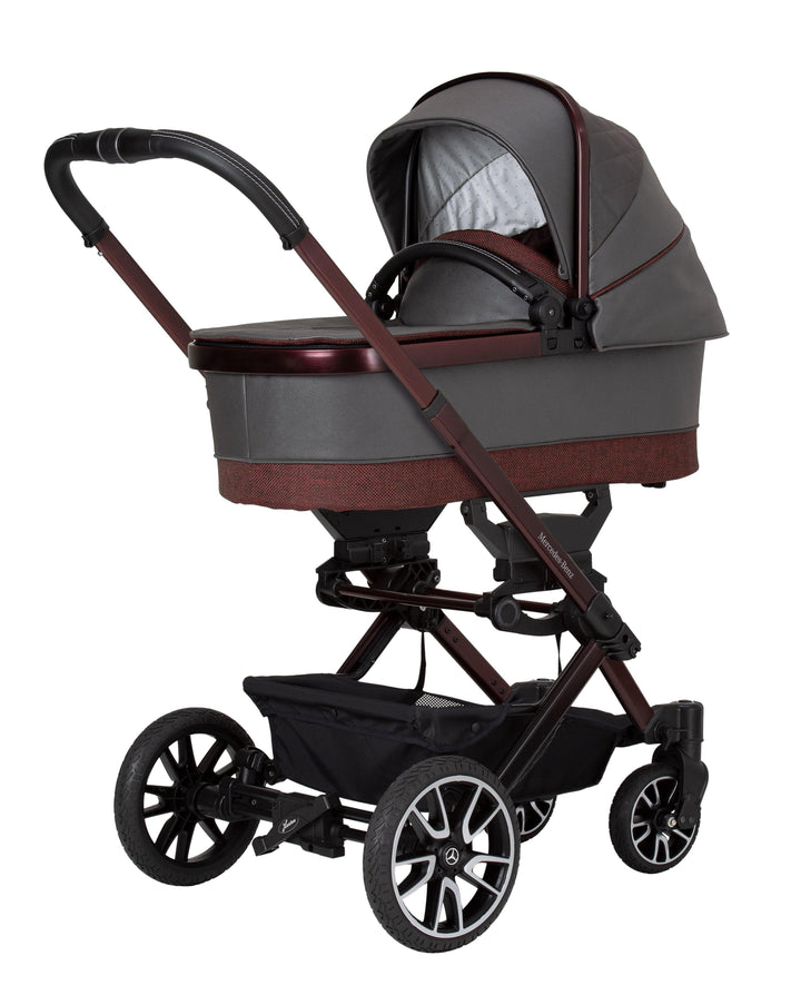 Mercedes Prams & Pushchairs Mercedes Avantgarde GTS Stroller inc. Carrycot - Rubellit