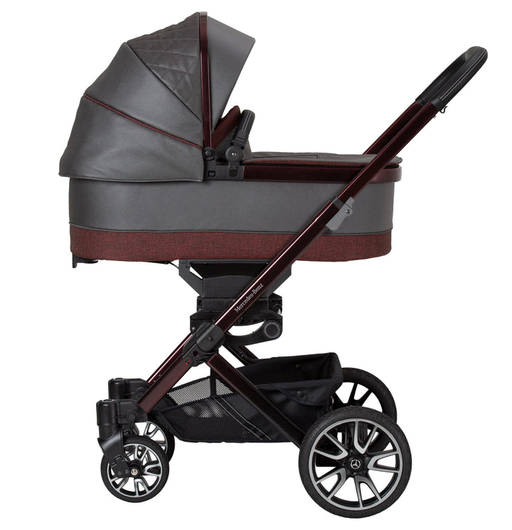 Mercedes Prams & Pushchairs Mercedes Avantgarde GTS Stroller inc. Carrycot - Rubellit