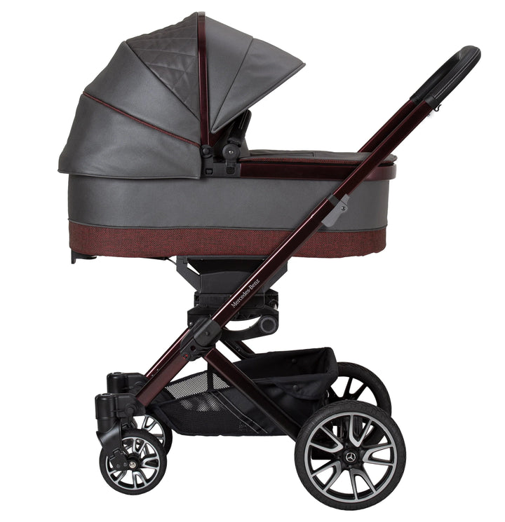 Mercedes Prams & Pushchairs Mercedes Avantgarde GTS Stroller inc. Carrycot - Rubellit