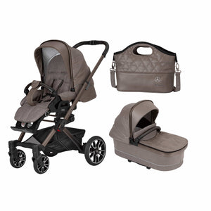 Mercedes Prams & Pushchairs Mercedes Avantgarde GTS Stroller inc. Carrycot - Tartufo