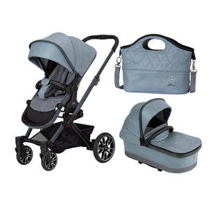 Mercedes Prams & Pushchairs Mercedes Avantgarde GTX Stroller inc. Carrycot - Denimblau