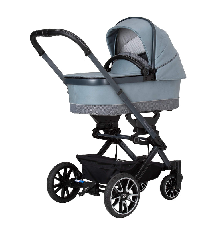 Mercedes Prams & Pushchairs Mercedes Avantgarde GTX Stroller inc. Carrycot - Denimblau