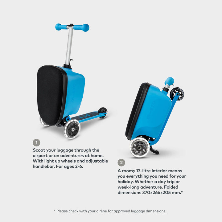 Micro Scooters suitcase Micro Junior Luggage Velcro - Blue