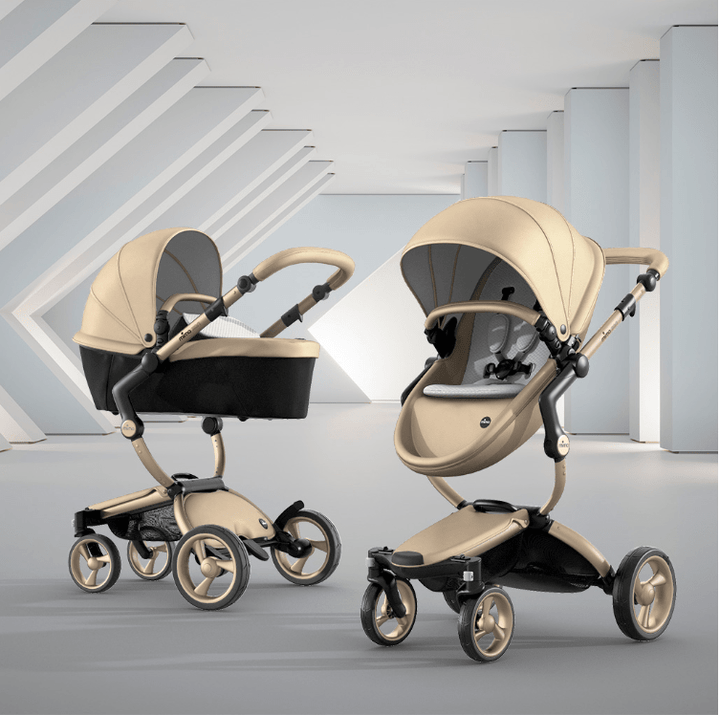Mima Travel Systems Mima Xari Pushchair with Starter Pack - Champagne/White