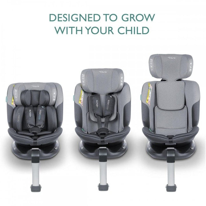 Miniuno Car Seat Miniuno InfinityFix R129 Swivel Car Seat - Shadow Grey