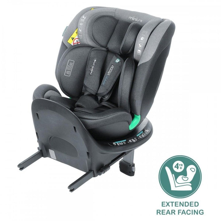 Miniuno Car Seat Miniuno InfinityFix R129 Swivel Car Seat - Shadow Grey