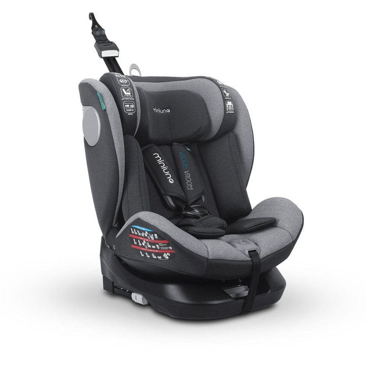 Miniuno Car Seat Miniuno Rotatiie R129 Swivel Car Seat - Shadow Grey