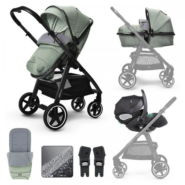 Miniuno Prams & Pushchairs Miniuno TouraGo Travel System - Shamrock