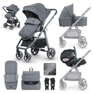 Miniuno Prams & Pushchairs Miniuno Ventoura Travel System - Anthracite