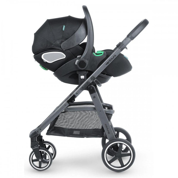 Miniuno Prams & Pushchairs Miniuno Ventoura Travel System - Anthracite