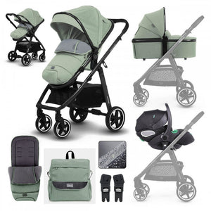 Miniuno Prams & Pushchairs Miniuno Ventoura Travel System - Shamrock