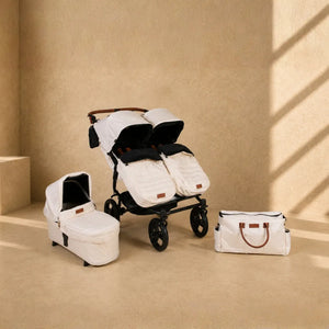 Mountain Buggy Prams & Pushchairs Mountain Buggy Duet Pushchair & Carrycot - Artisan Collection, Chai