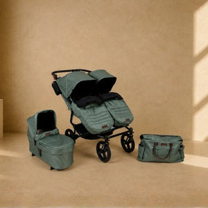 Mountain Buggy Prams & Pushchairs Mountain Buggy Duet Pushchair & Carrycot - Artisan Collection, Jade