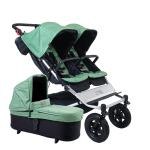 Mountain Buggy Prams & Pushchairs Mountain Buggy Duet with Carrycot - Heritage collection, Matcha