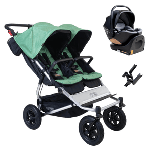 Mountain Buggy Travel Systems Mountain Buggy Duet Car Seat Bundle - Matcha