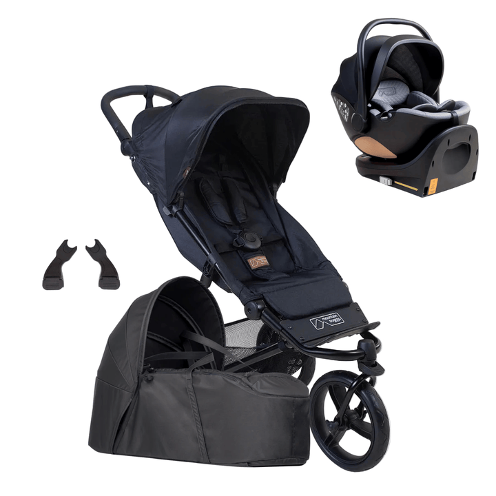 Mountain Buggy Swift & Nest i-Size Travel System | Caviar | UK