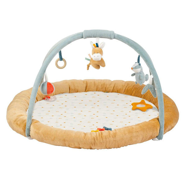 Nattou Playtime & Development Nattou Stuffed Playmat with Arches - Felix & Leo