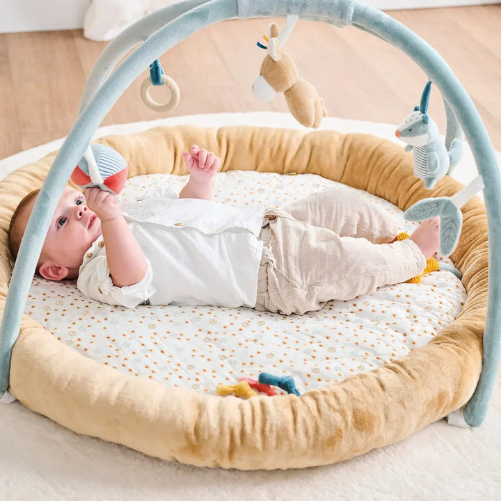 Nattou Playtime & Development Nattou Stuffed Playmat with Arches - Felix & Leo