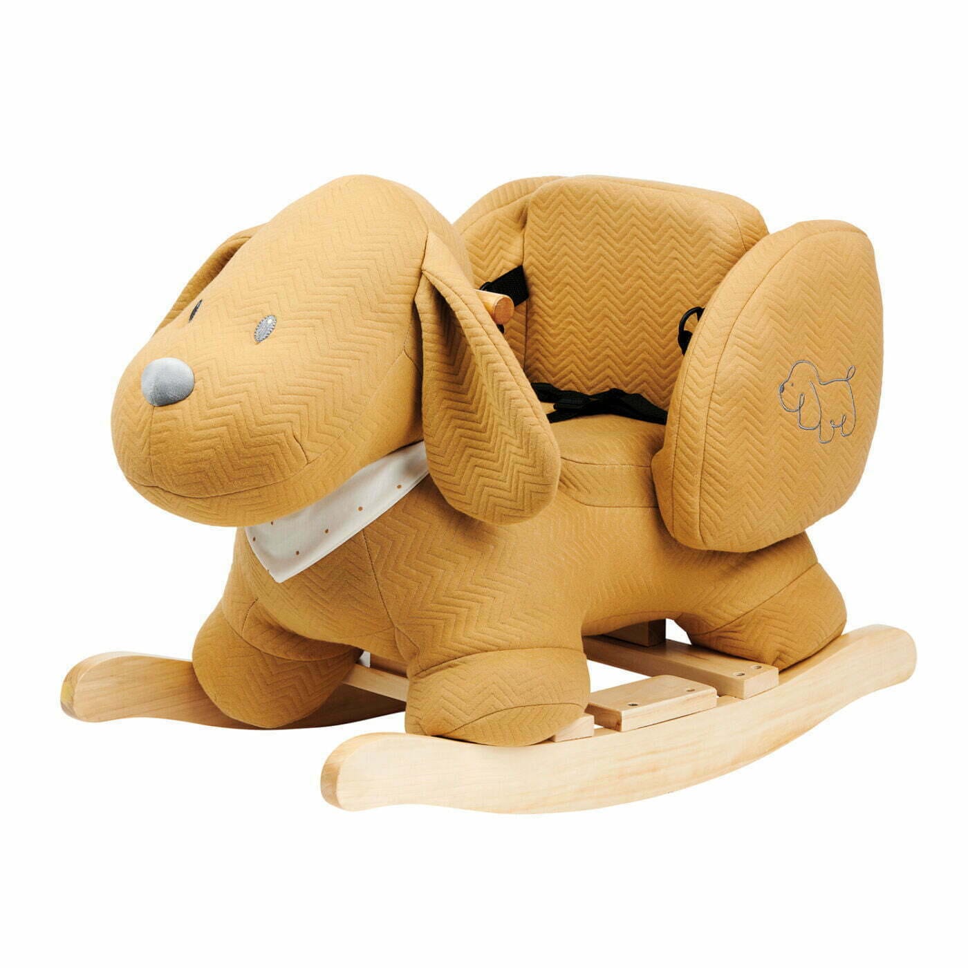 Nattou Rocker - Charlie the Dog, Jacquard Caramel – UK Baby Centre
