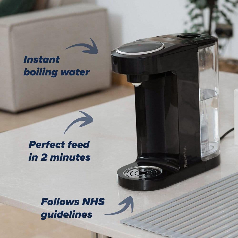 Nuby Rapid Hot Formula Preparation Machine - Black – UK Baby Centre