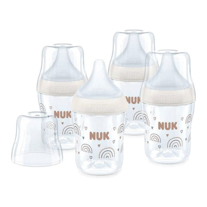 NUK Home Equipment NUK Perfect Match 4 Piece Bottle Set - Rainbow (150ml)