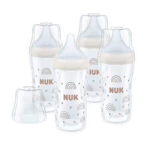 NUK Home Equipment NUK Perfect Match 4 Piece Bottle Set - Rainbow (260ml)