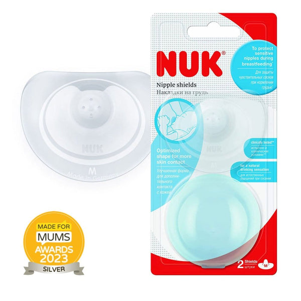 NUK Home Equipment NUK Silicone Nipple Shields with Storage Box (Pack of 2)