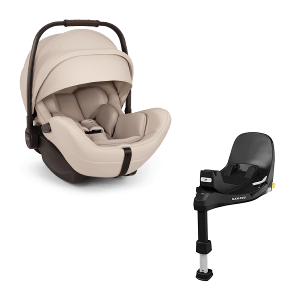 Nuna Car Seat Nuna ARRA Flex Infant Car Seat & BASE Curv - Biscotti