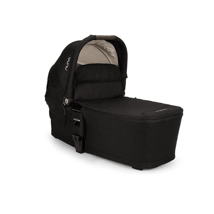 Nuna MIXX Next Carrycot Caviar Chocolate Leatherette UK Baby Centre