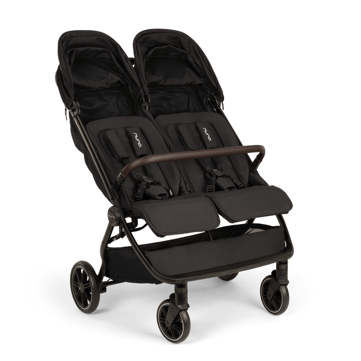 Nuna double pushchairs Nuna TRVL Dubl Stroller - Caviar
