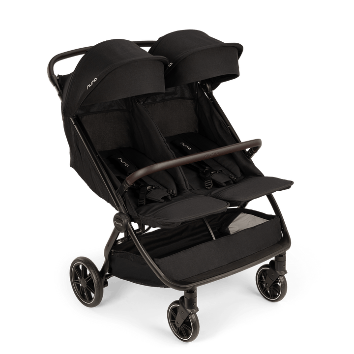 Nuna double pushchairs Nuna TRVL Dubl Stroller - Caviar