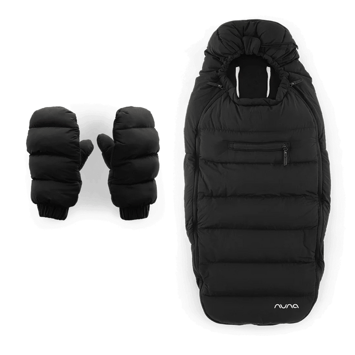 Nuna Footmuffs Nuna Stroller Footmuff with Gloves and Bag - Caviar