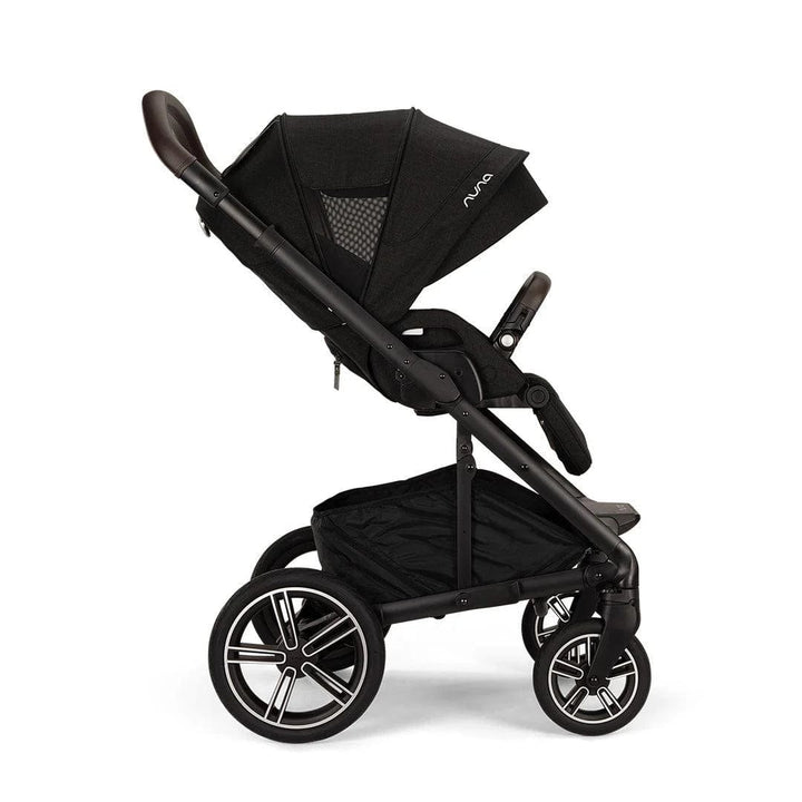 Nuna MIXX Next Pushchair Carrycot Caviar Chocolate Leatherette UK Baby Centre