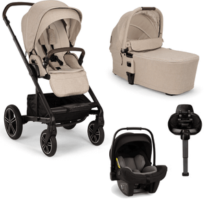 Nuna Travel Systems Nuna MIXX Next and Pipa NEXT i-Size Car Seat Travel System - Biscotti