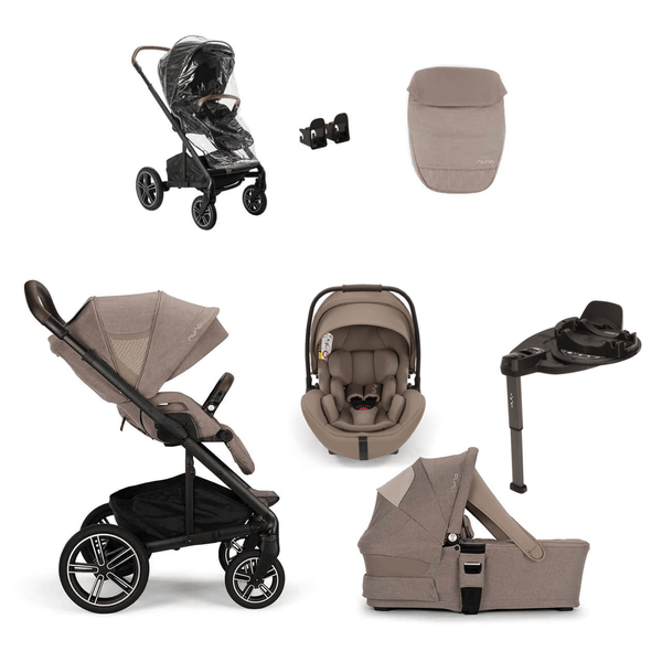 Nuna Travel Systems Nuna MIXX Next (ARRA Flex & BASE Curv) Travel System - Cedar