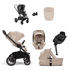 Nuna Travel Systems Nuna MIXX Next & ARRA Flex Travel System - Biscotti