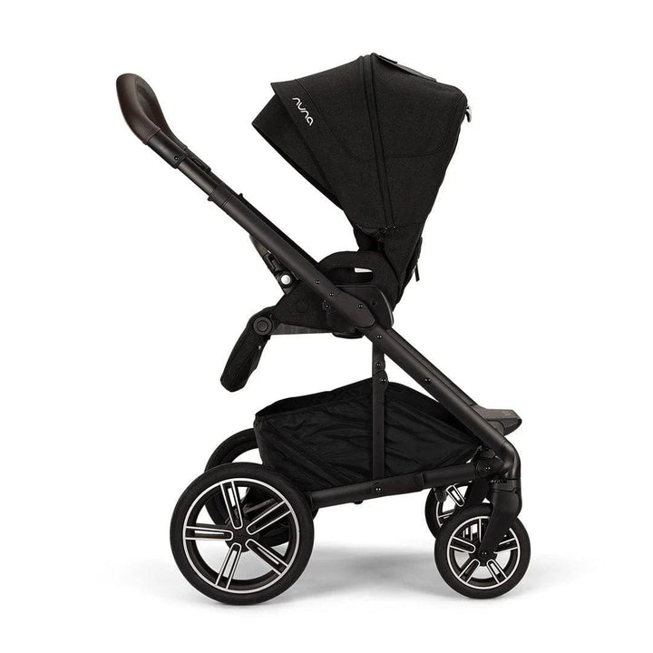 nuna Travel Systems Nuna MIXX Next & ARRA Next Bundle - Caviar (Chocolate Leatherette)