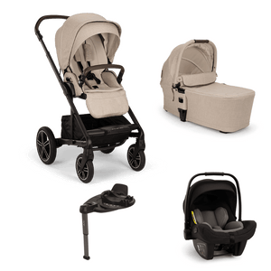 Nuna Travel Systems Nuna MIXX Next (PIPA Next & BASE Curv) Travel System - Biscotti