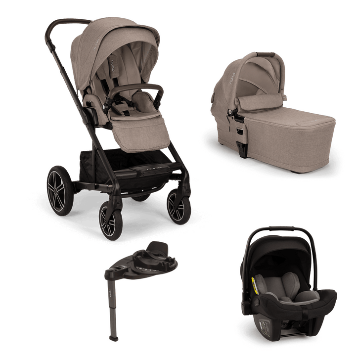 Nuna Travel Systems Nuna MIXX Next (PIPA Next & BASE Curv) Travel System - Cedar