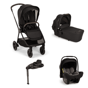 Nuna Travel Systems Nuna TRIV Next (PIPA Next & BASE Curv) Travel System - Caviar