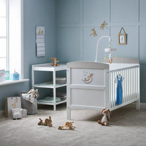 OBABY Cot Beds OBaby Grace Inspire Cot Bed - Guess How Much I Love You, To the Moon and Back