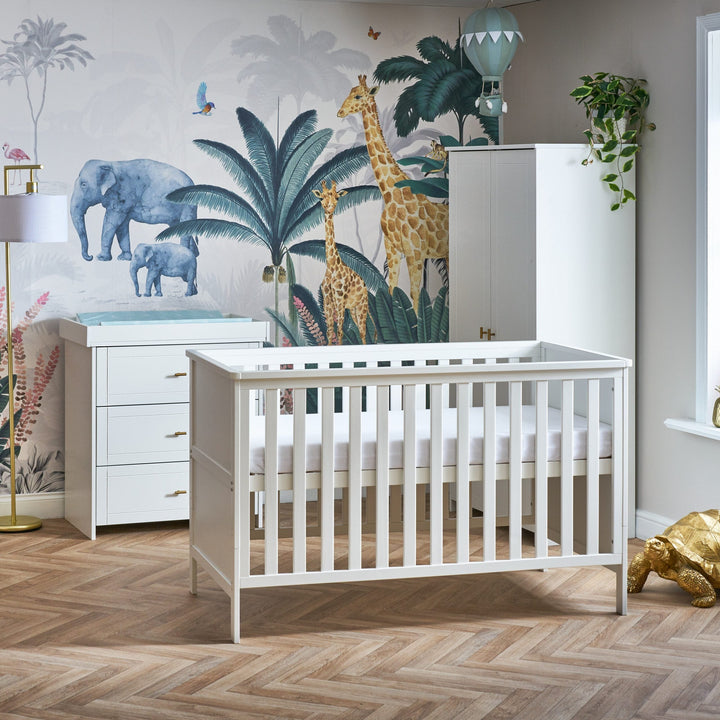 Obaby Furniture Sets OBaby Evie 3 Piece Room Set - White